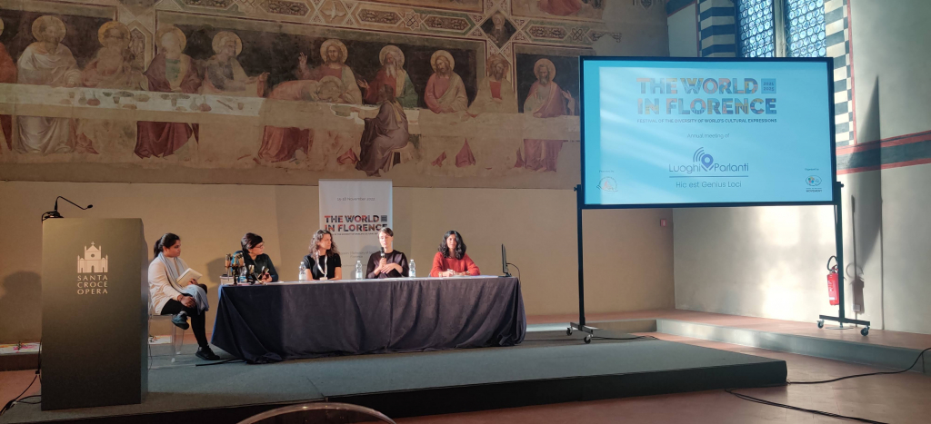 World in Florence panel