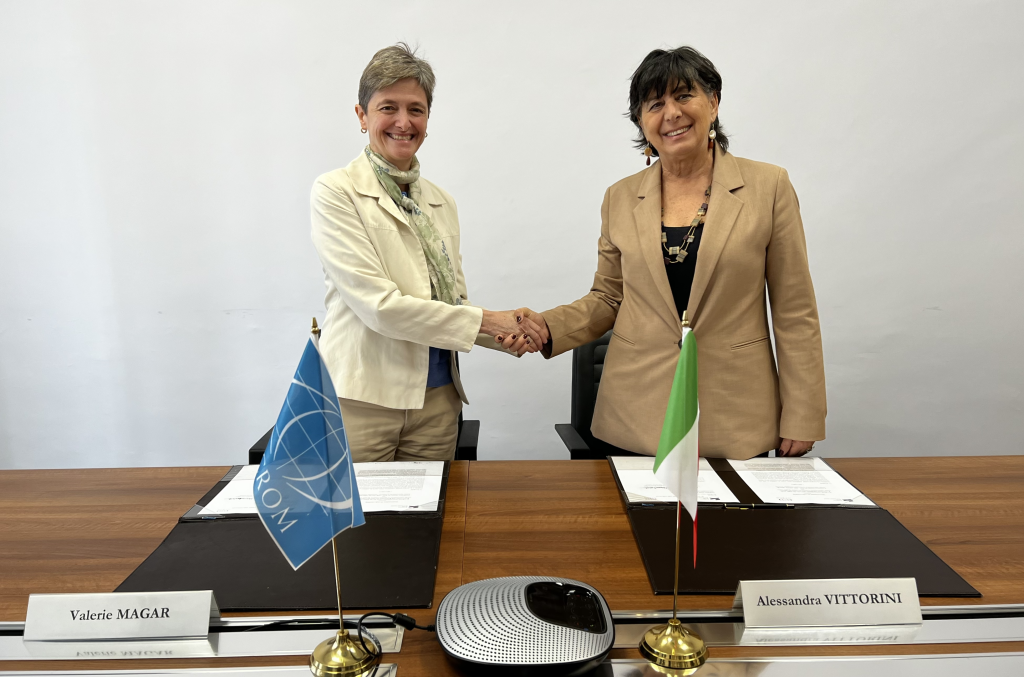 On 3 May 2023, we had the honour of receiving the Director of Fondazione Scuola dei beni e delle attività culturali, Alessandra Vittorini, to sign a Memorandum of Understanding for a training project within the framework of the Youth.Heritage.Africa programme.  