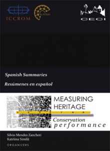 Medición del desempeño en conservación del patrimonio - Resúmenes en español