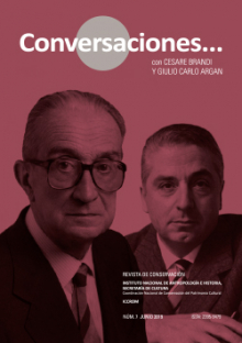 Conversaciones con ... Cesare Brandi y Giulio Carlo Argan | Number 7 - 2019