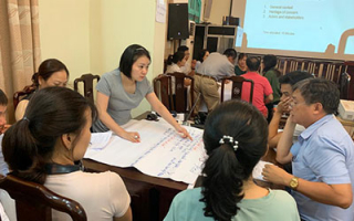 Disaster resilience workshop in hanoi