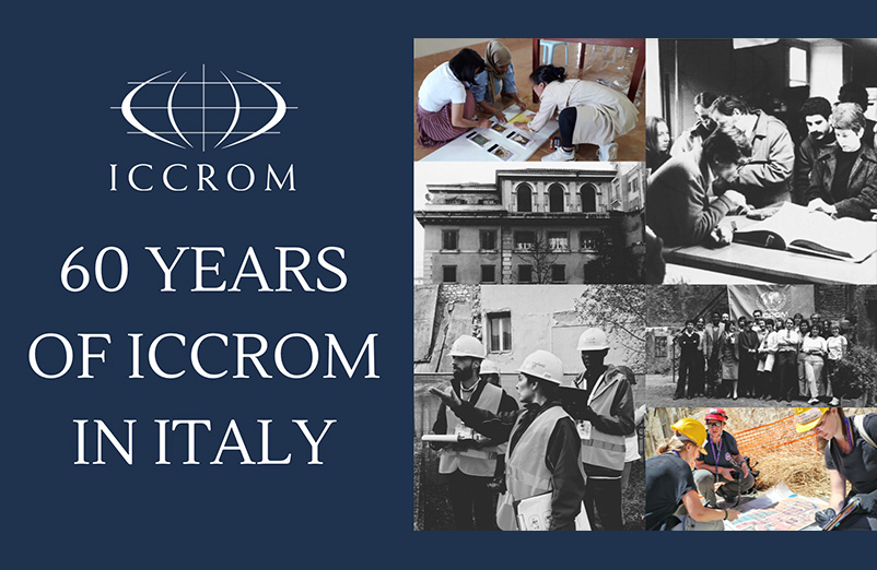 Sixty years of ICCROM in Italy