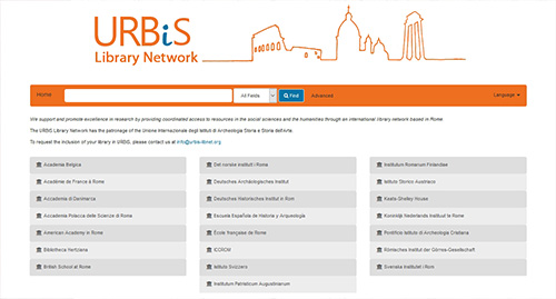 URBiS – the network of Roman Academic Libraries