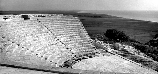 Le magnifique théâtre gréco-romain de Kourion.