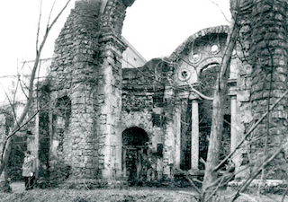 Bramante's nymphaeum in Genazzano, Italy