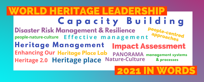 World Heritage Leadership - 2021 in words