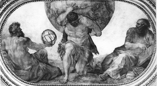 Hercules and the globe by Annibale Carracci
