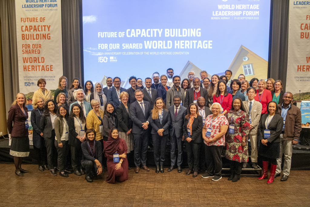 The World Heritage Leadership Forum brought together national focal points and representatives from 13 countries and 10 World Heritage Category 2 Centres and networks. Photo credit: Helge Skodvin