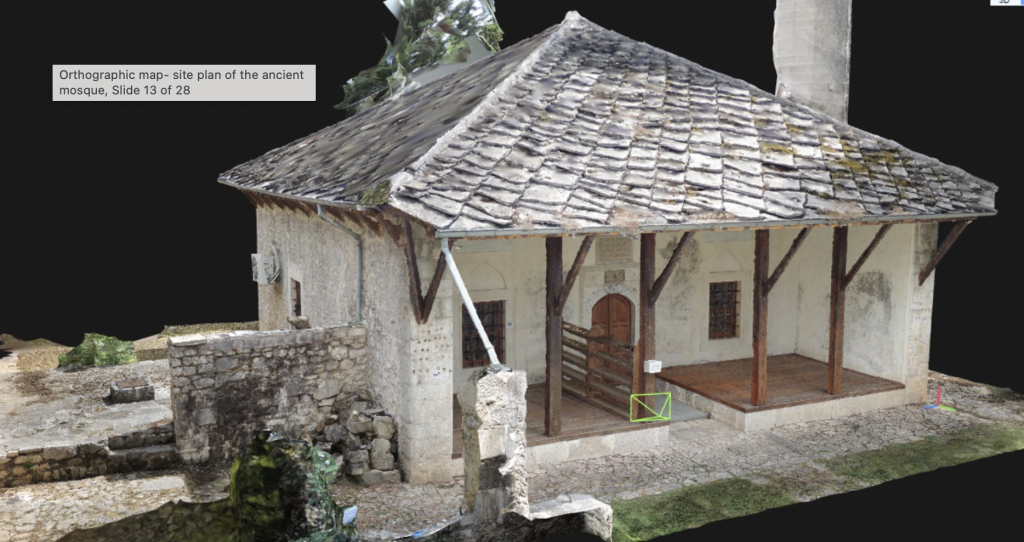 3D historic mosque Stolac