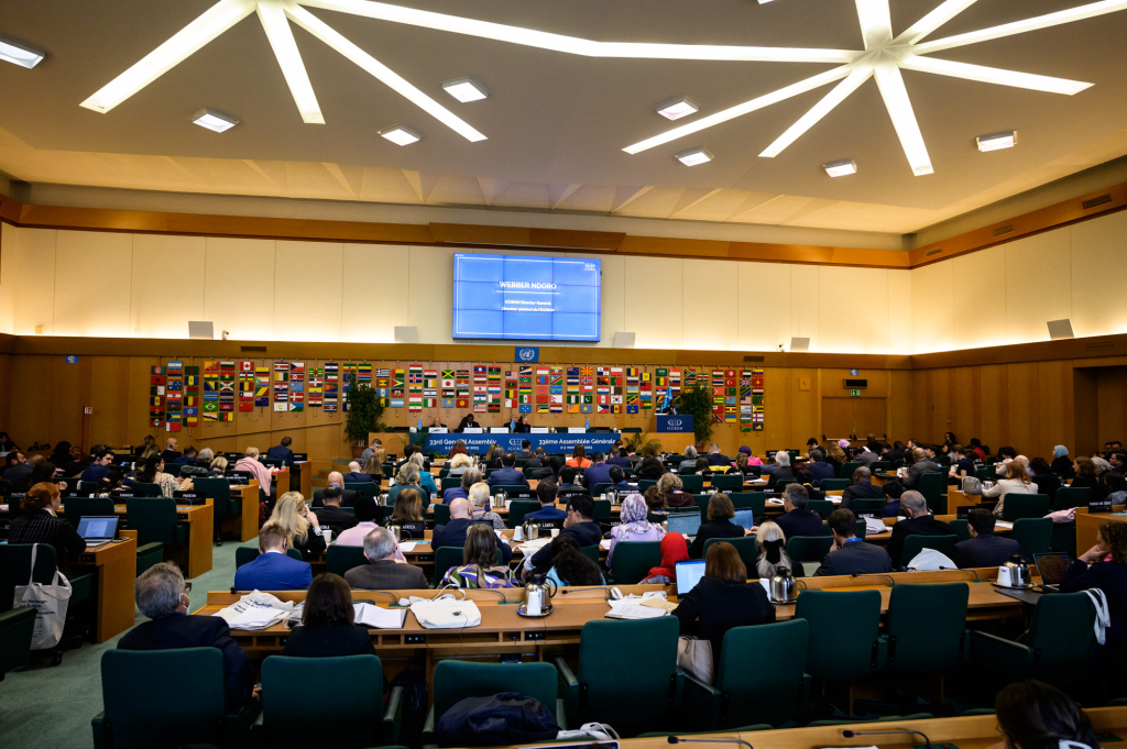 ICCROM GA33 view of the meeting room at FAO