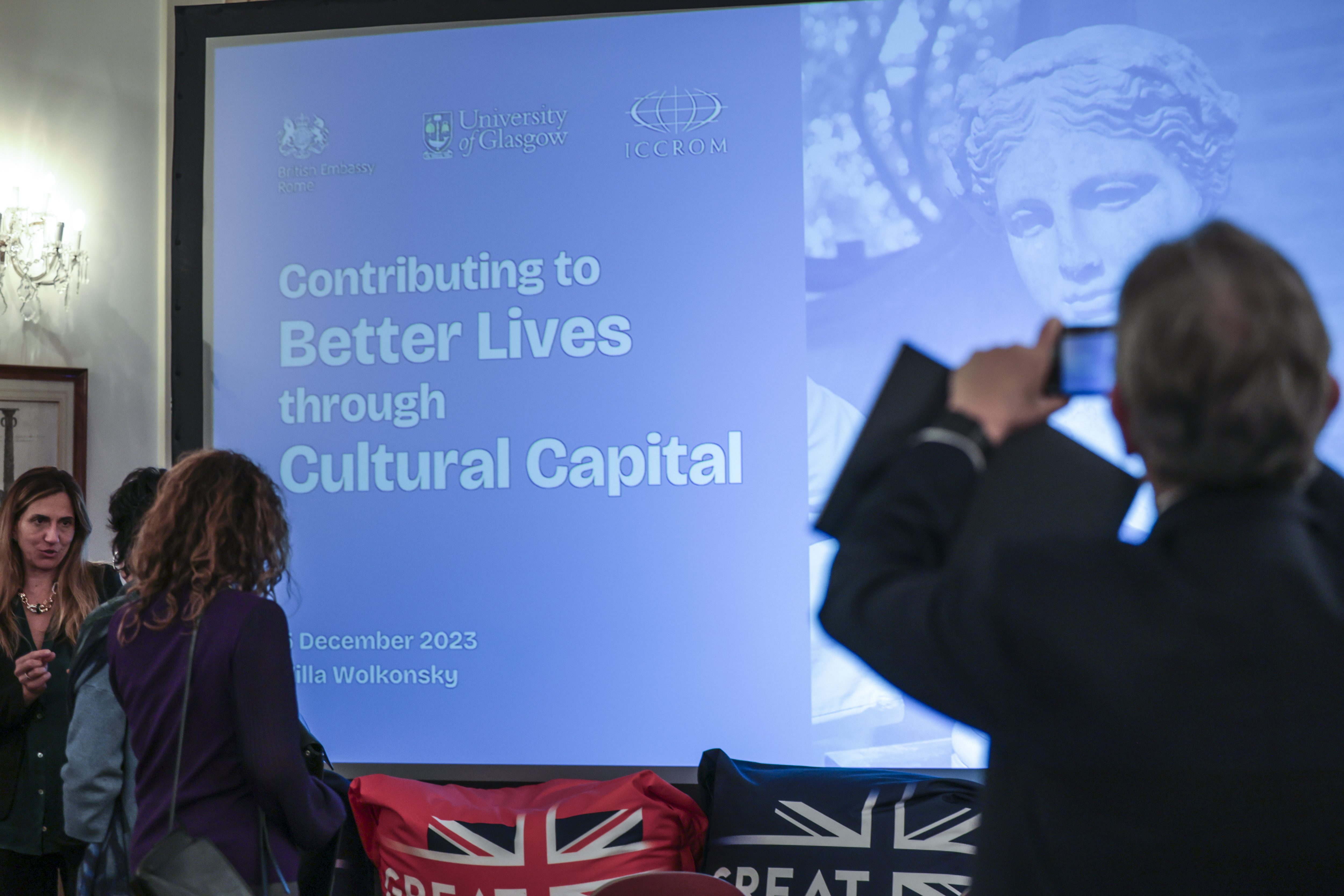 Valuing Cultural Capital event at the British Embassy