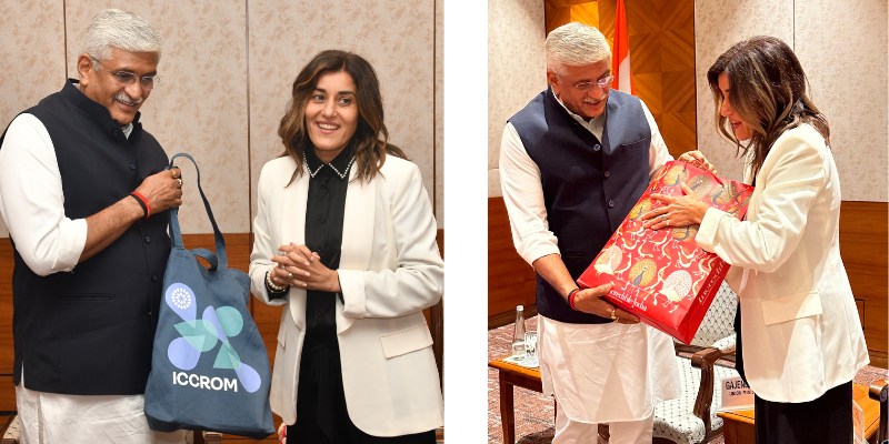 CCROM Director-General met with the Honorable Minister of Culture and Tourism, Shri Gajendra Singh Shekhawat,