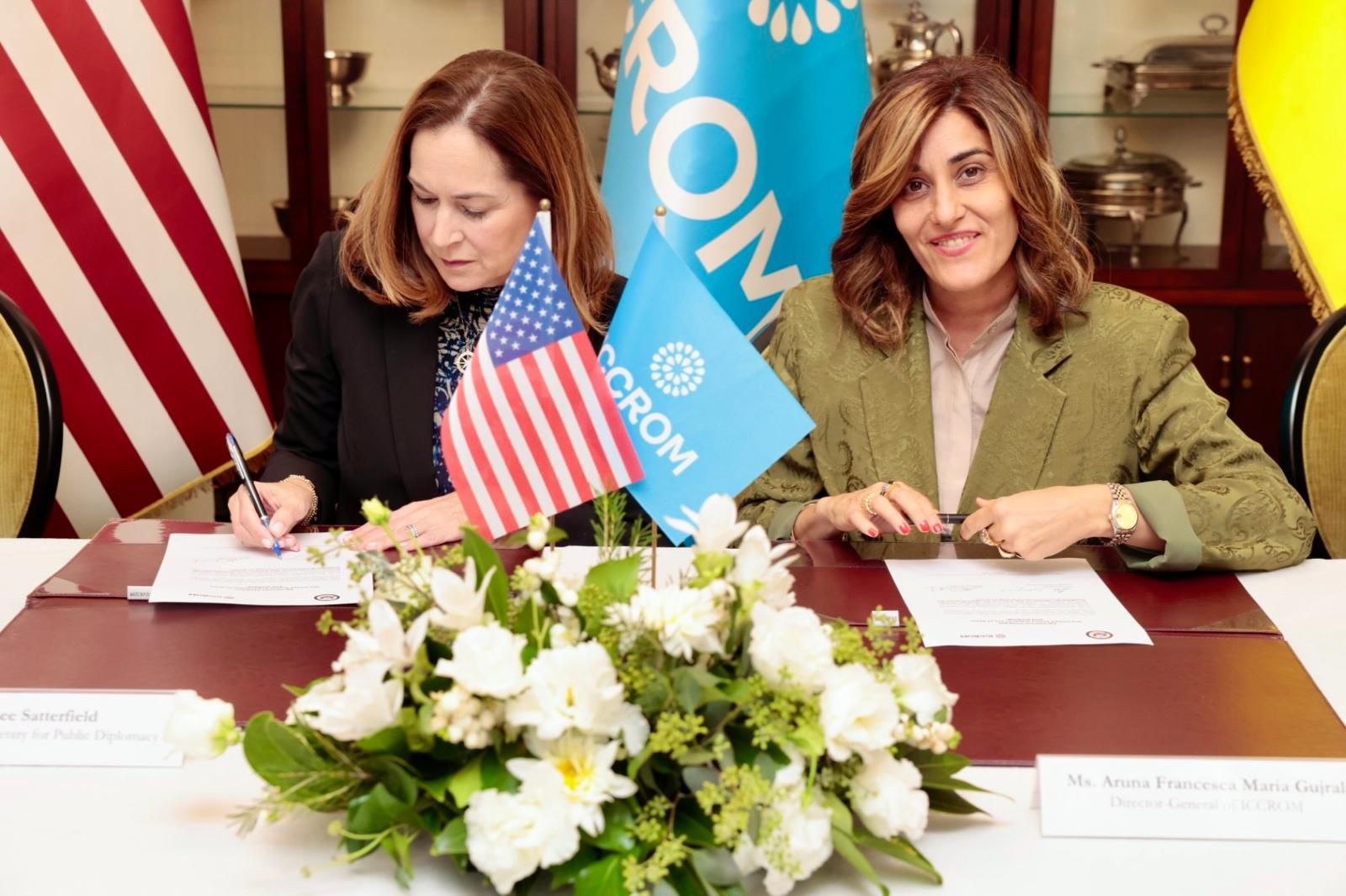 signing ceremony ICCROM US