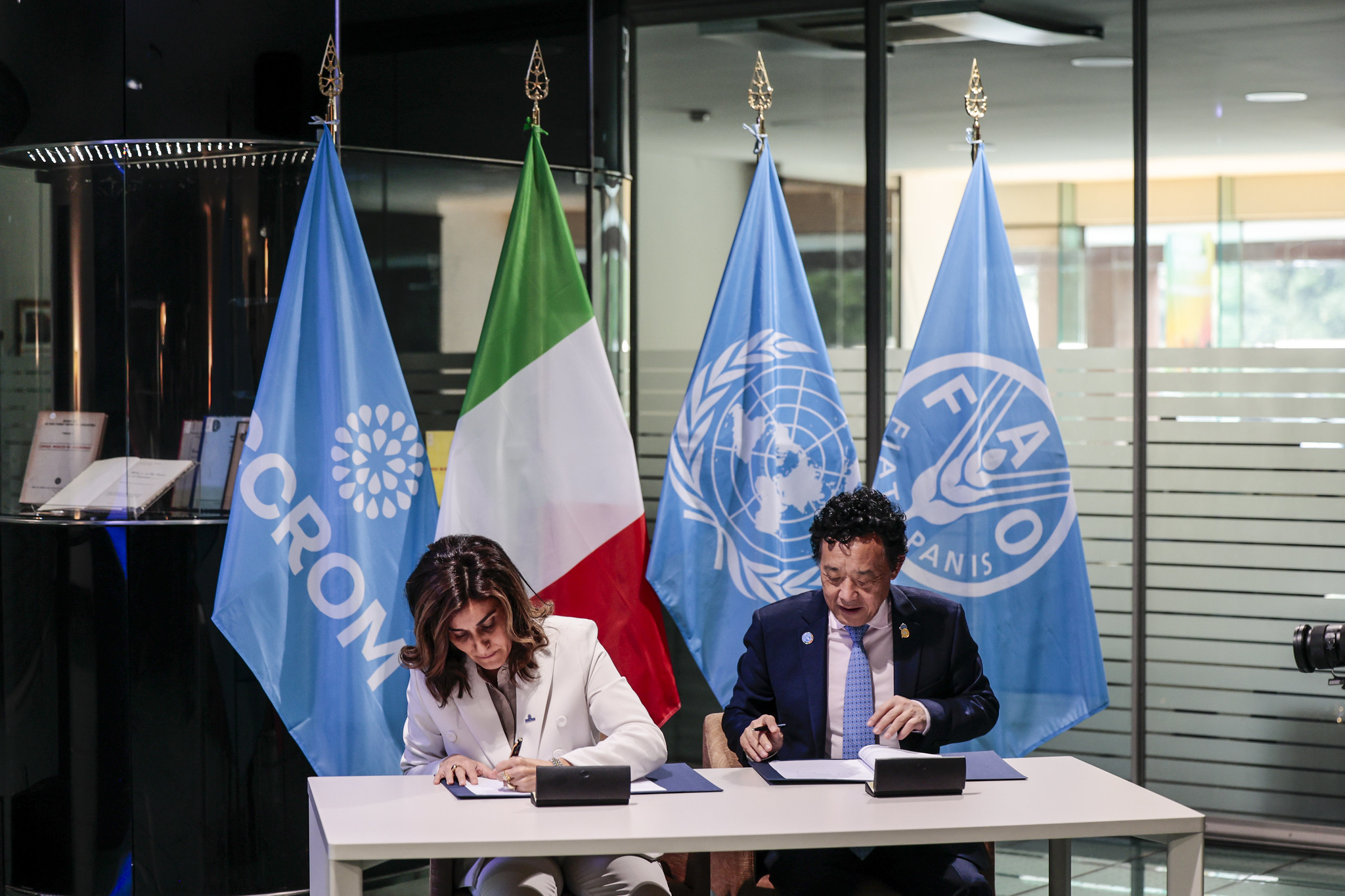ICCROM and FAO sign a Memorandum of Understanding for the Global Food and Agriculture Museum and Network 