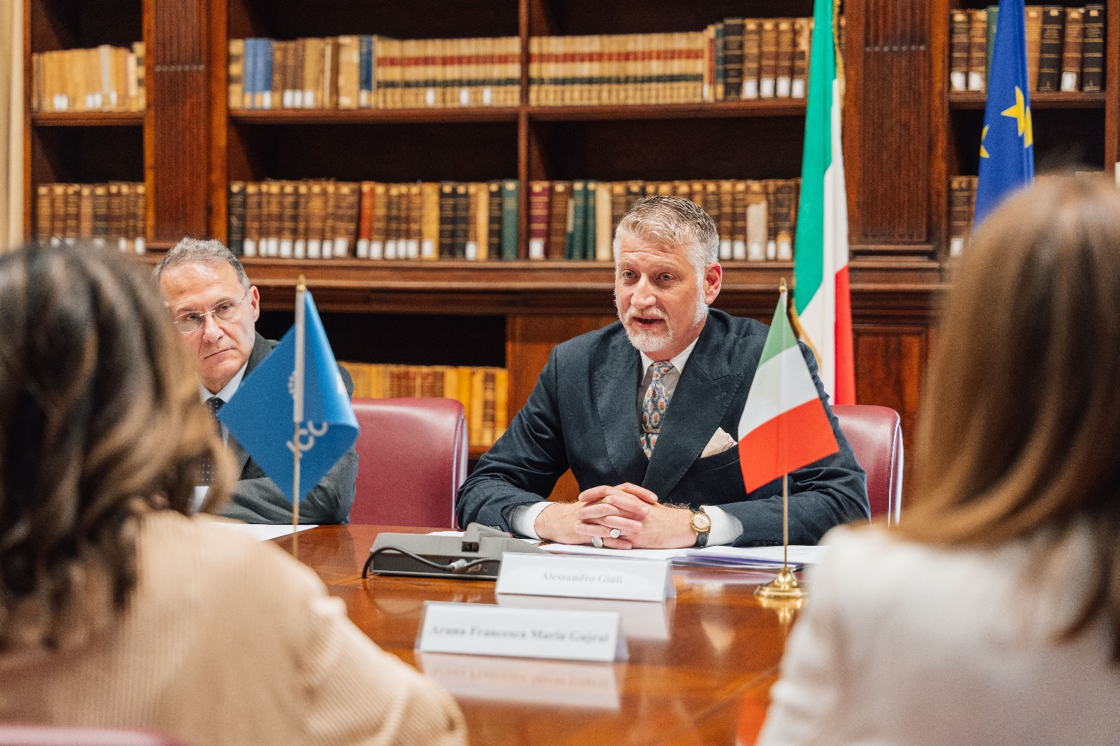 EdmondoCirielli and Alessandro Giuli 