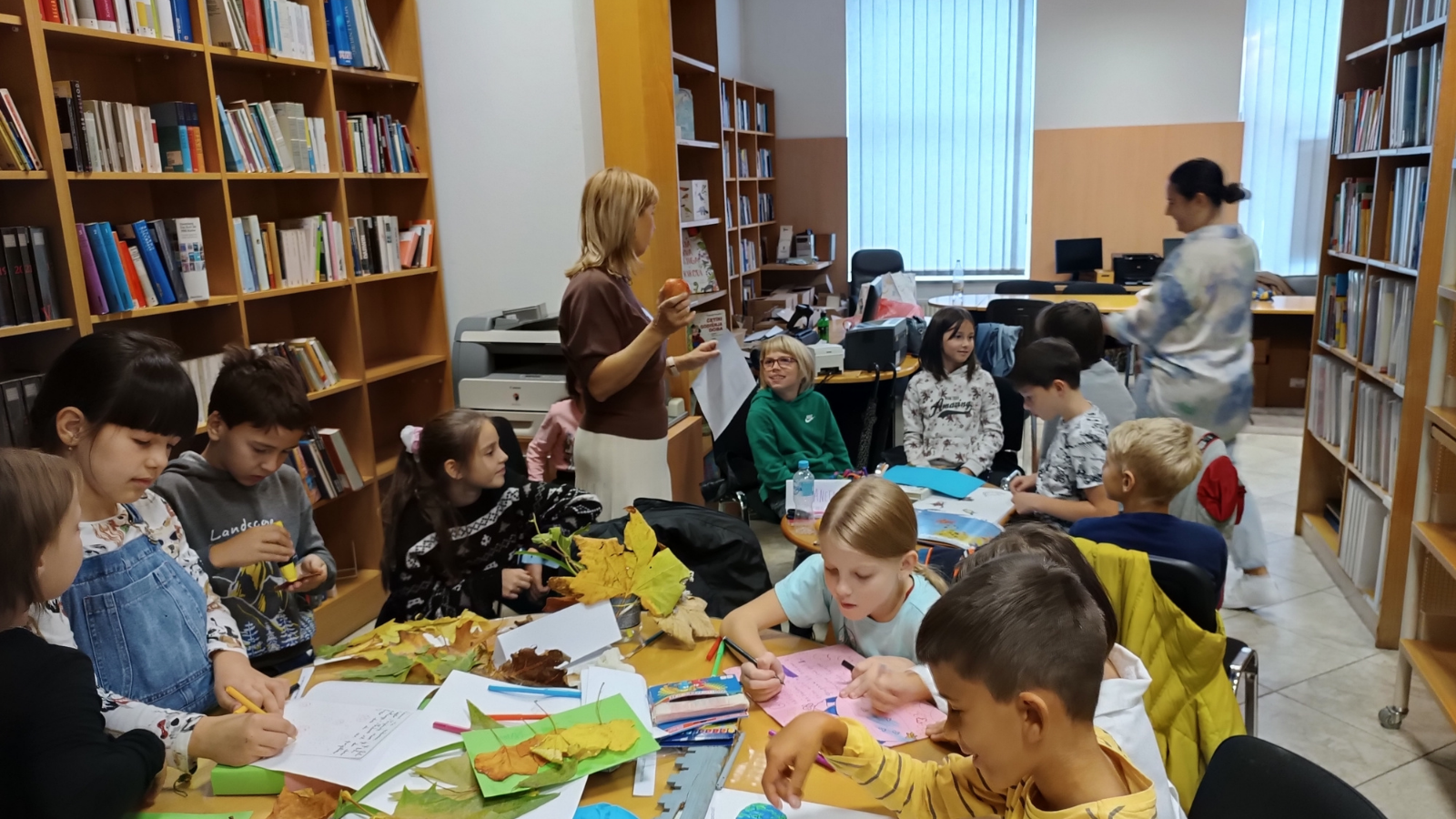 Collections-based activity to educate children for sustainable development. Credit: Commission to Preserve National Monuments, Bosnia and Herzegovina.