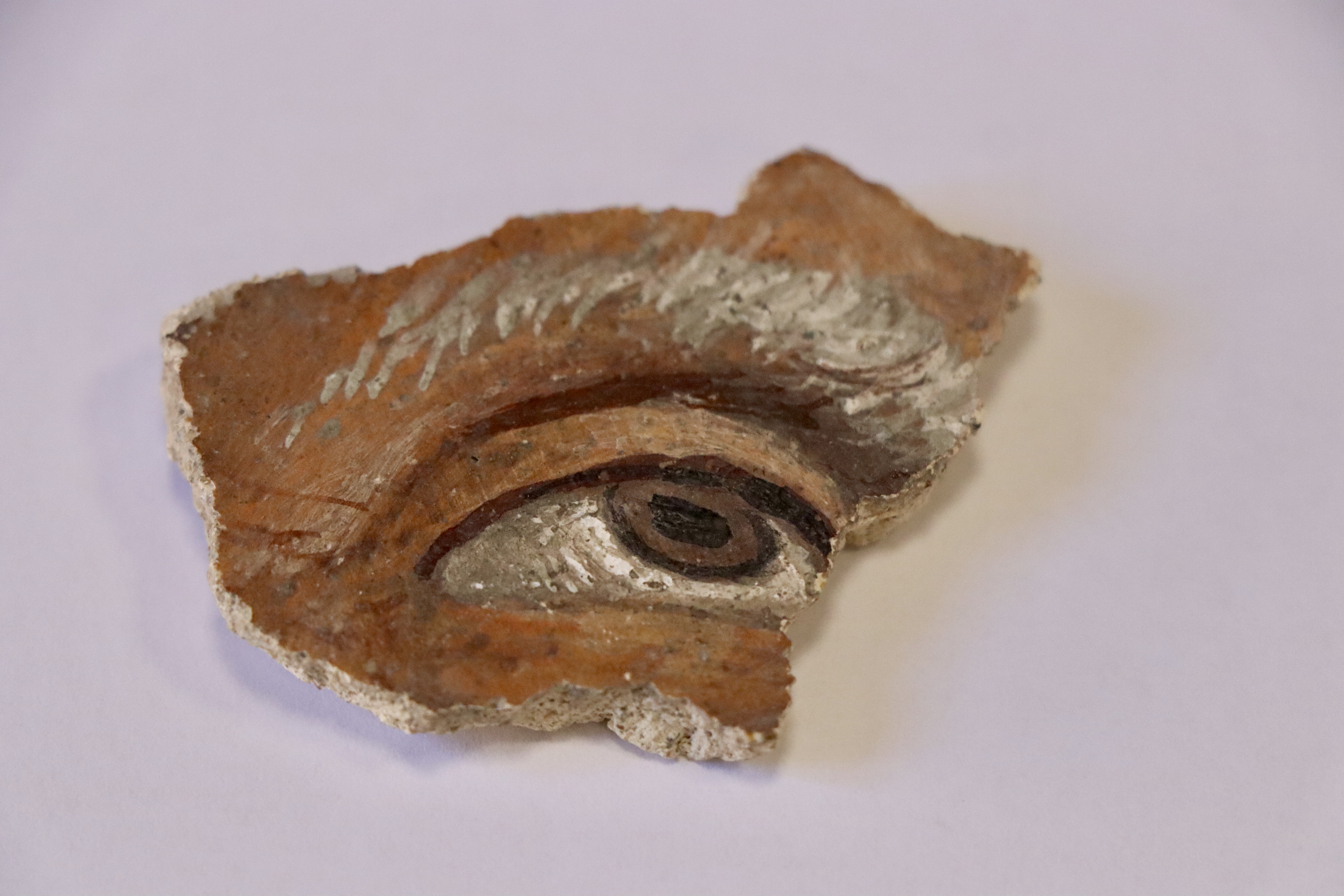 Fragment of Ovetary Chapel representing Saint Peter's eye by Andrea Mantegna