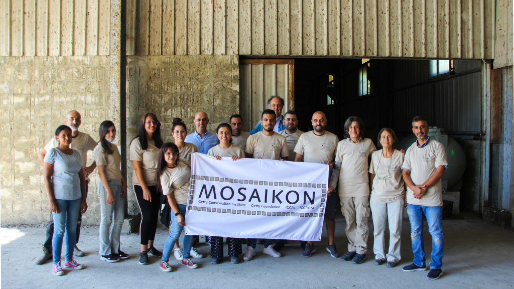 المشاركون في موزايكون (MOSAIKON) في صيدا، لبنان