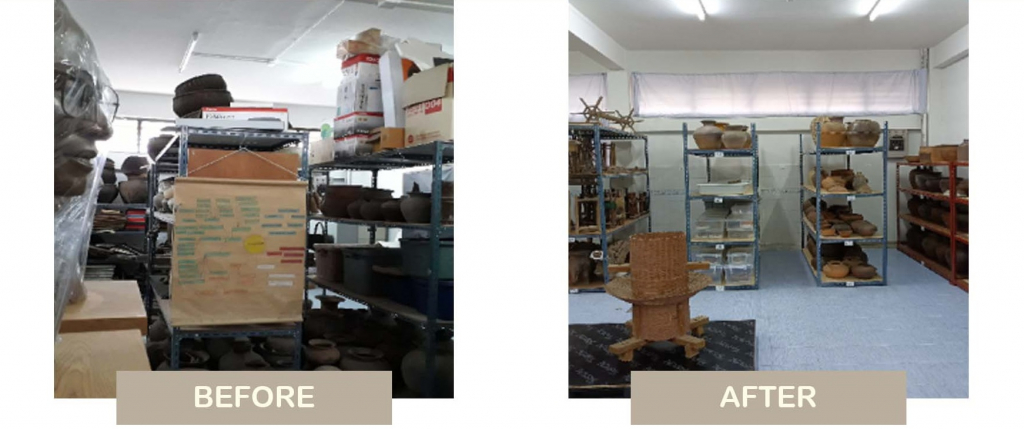 Korat Museum, Rajabhat Nakhon Ratchasima University, Thailand’s decluttered storage space