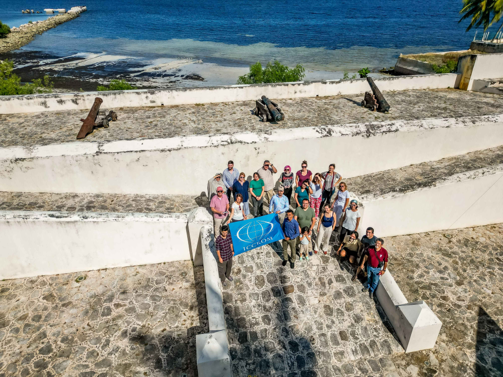 ICCROM team in Mexico for the 21st International Course on Stone Conservation 