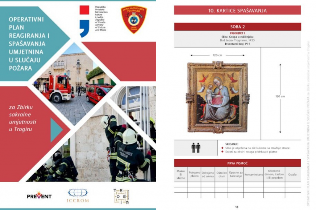 “Grab sheets” produced by Jasna and Marin using guidelines from Historic England. Source: Ministry of Culture and Media of the Republic of Croatia and the Public Fire Brigade of the City of Trogir.