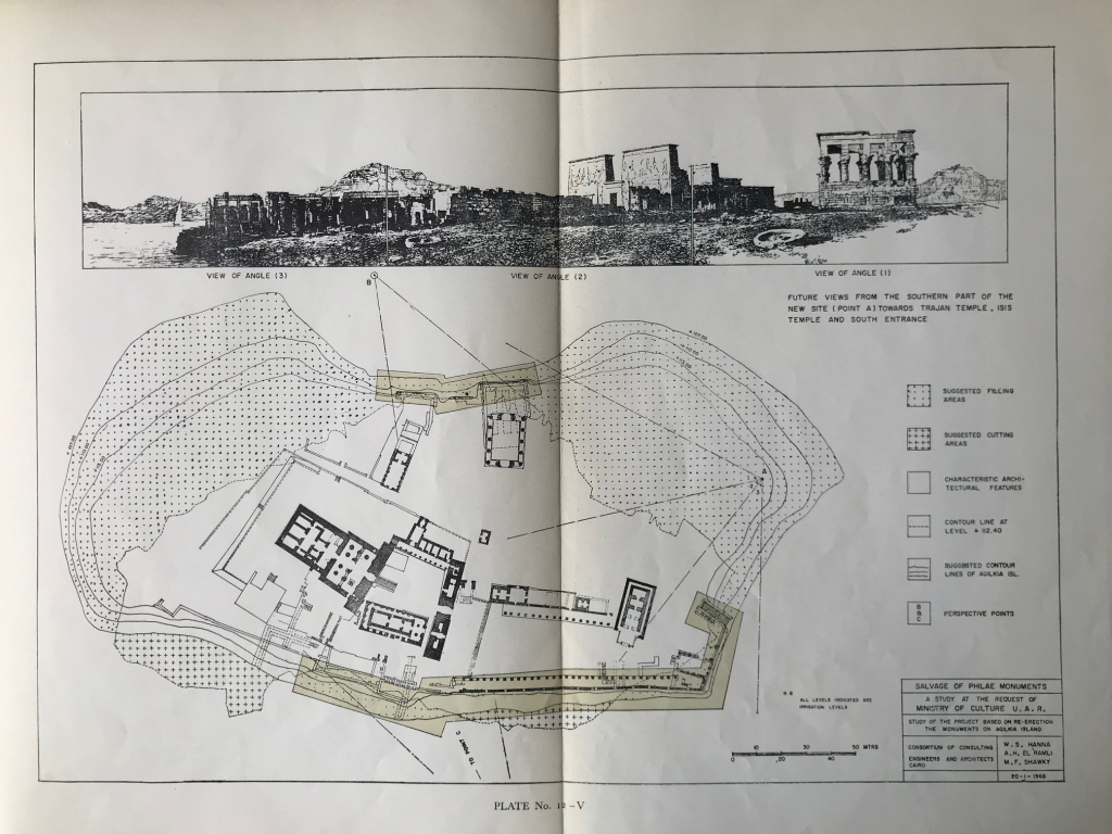 Map of Nubian monument Egypt library RoM July 2023