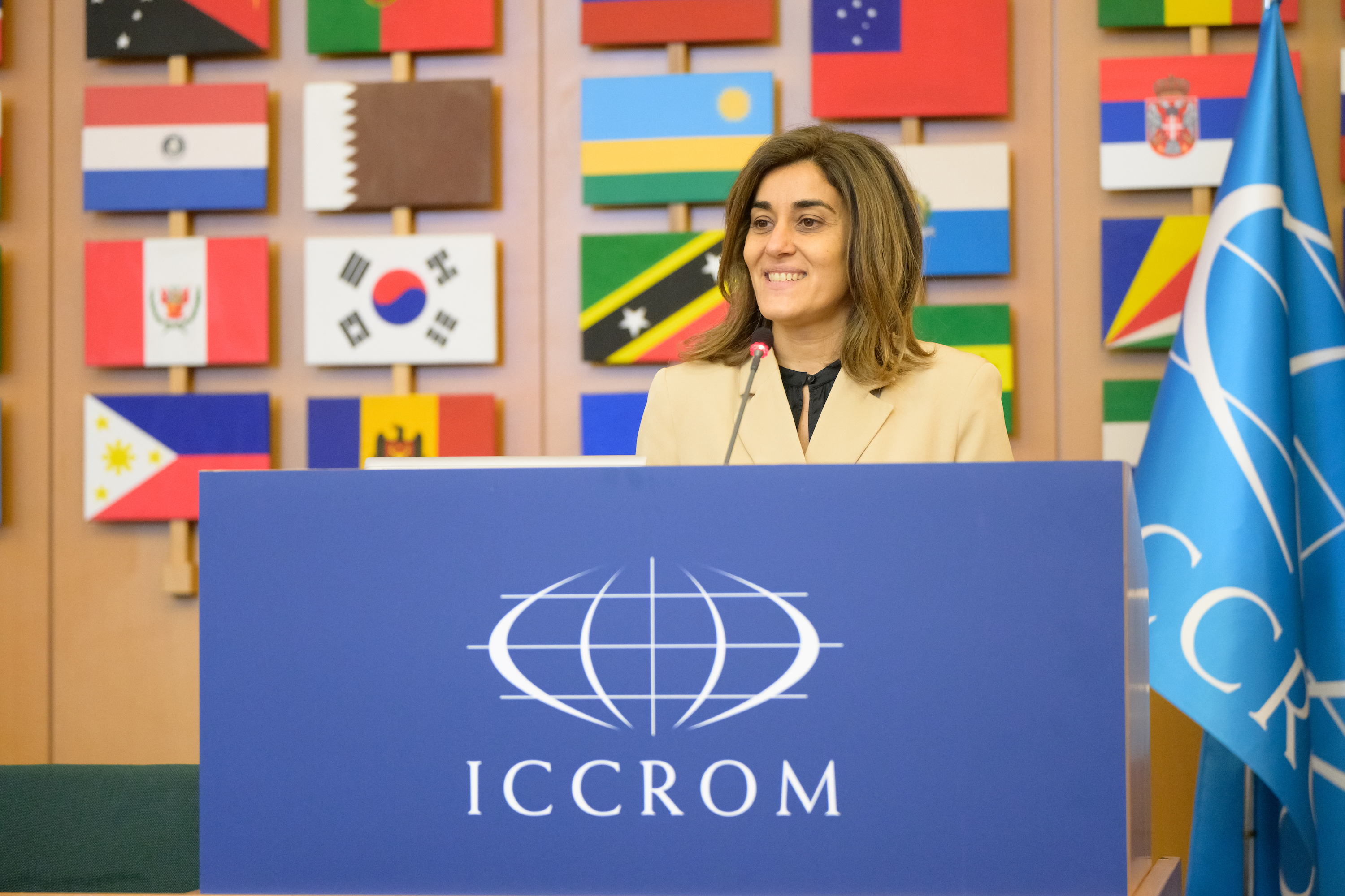 Welcoming Ms Aruna Francesca Maria Gujral as the new Director-General of ICCROM 