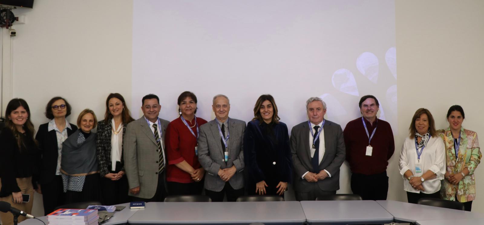 ICCROM Director-General Aruna Francesca Maria Gujral welcomed H.E. Ennio Vivaldi, Ambassador of Chile to Italy, and a Chilean delegation to ICCROM headquarters for a meeting dedicated to further advancing collaboration.