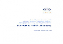 ICCROM and Public Advocacy
