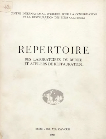 Répertoire international des laboratoires de musée et des ateliers de restauration