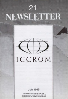 ICCROM Newsletter 21