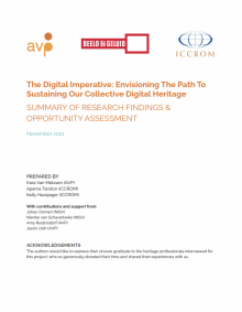The Digital Imperative: Envisioning the Path to Sustaining our Collective Digital Heritage. SUMMARY OF RESEARCH FINDINGS & OPPORTUNITY ASSESSMENT
