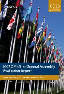 ICCROM’s 31st General Assembly evaluation report