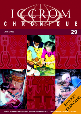 ICCROM Rapport Annuel 2003