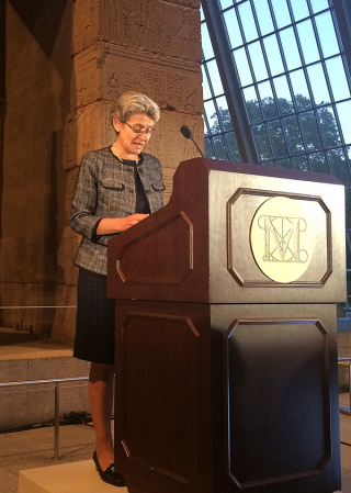 Irina Bokova - met