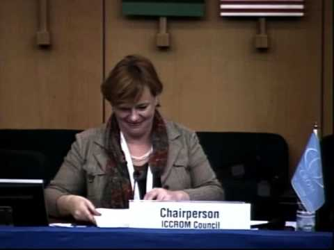 Embedded thumbnail for ICCROM 29th General Assembly, Part 6