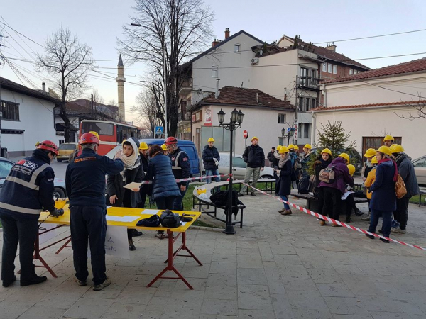 Simulation day in Kosovo