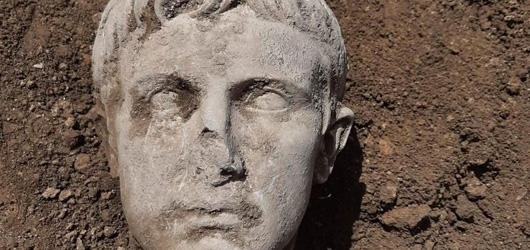 Archaeologists in Italy Unearth Marble Bust of Rome’s First Emperor, Augustus