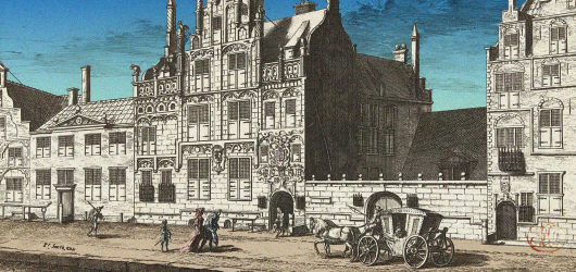Antique print of Netherlands