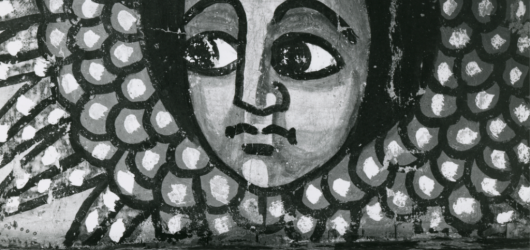 Ethiopia: Detail of angel ceiling, Debre Berhan Selassie Church, Gondar