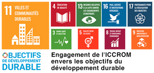 Engagement de l'ICCROM envers les objectifs du développement durable