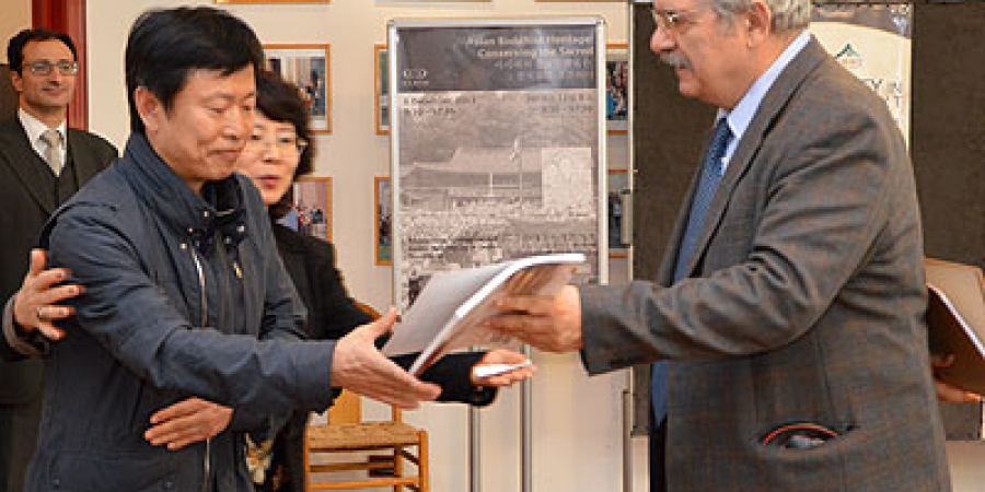 Korean Cultural Heritage Administration visit