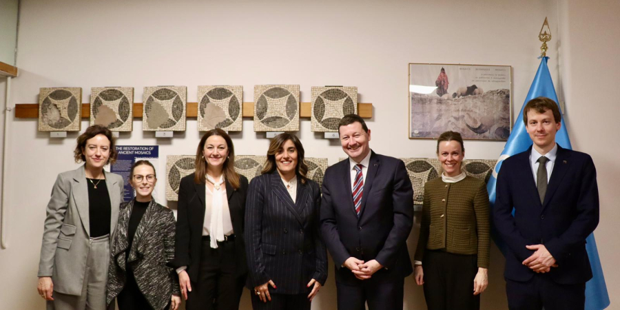 ICCROM Director-General Gujral welcomed H.E. Mr Martin Selmayr