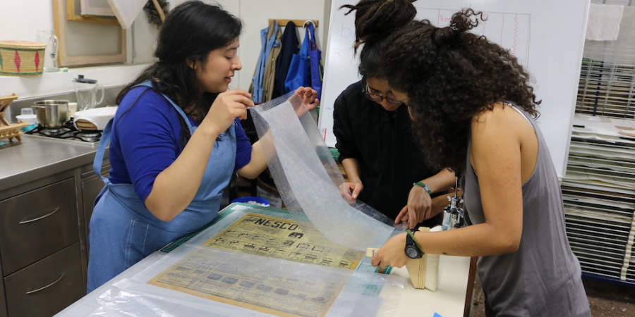 International Course on Paper Conservation in Latin America: Meeting East