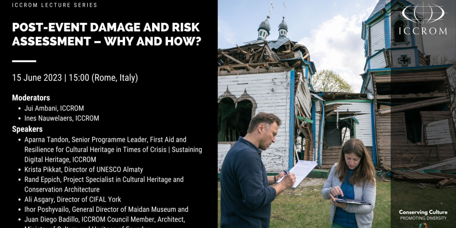 Post-event damage and risk assessment – Why and how?