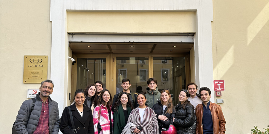 International Public and Cultural Diplomacy students visit ICCROM