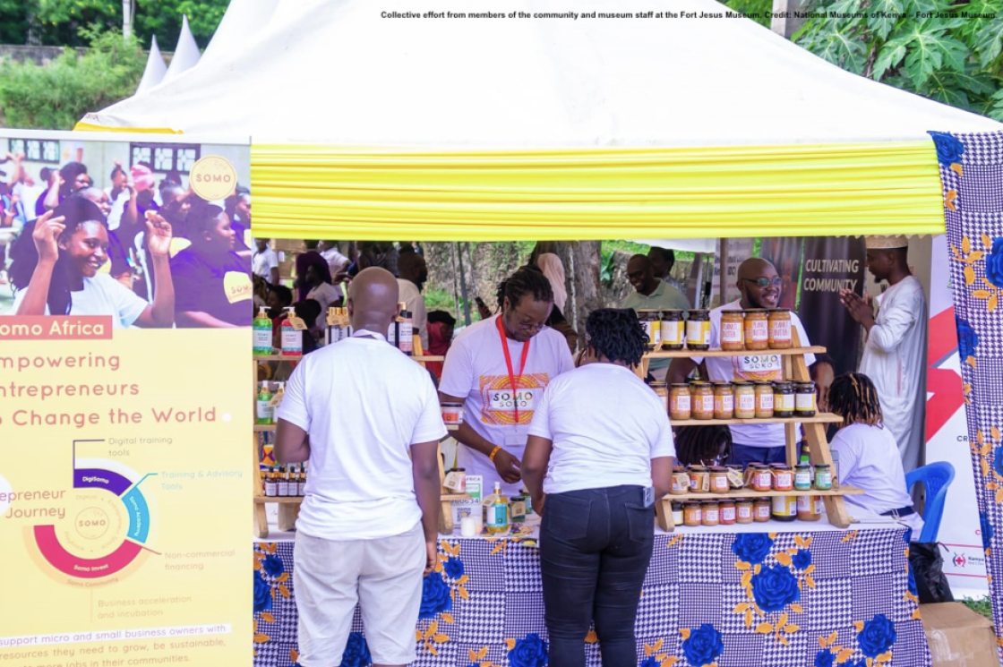 Collective effort from members of the community and museum staff at the Fort Jesus Museum. Credit: National Museums of Kenya – Fort Jesus Museum. 