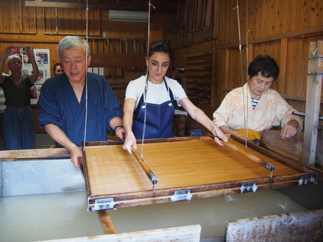 minotake papermaking studio JPC course