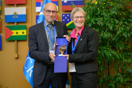 Agnes Brokerhof, recipient of the ICCROM Award 2023