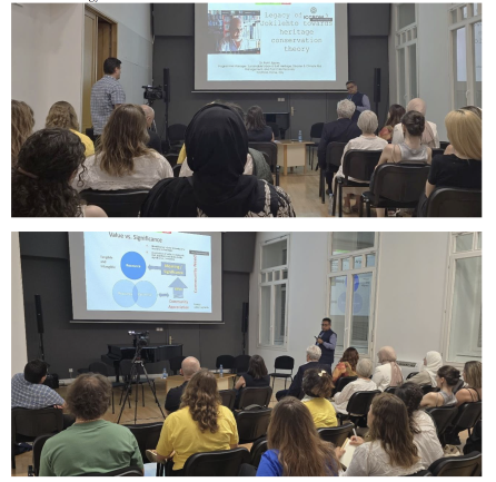 ICCROM actively participated in the International Summer School for Youth & Heritage (ISSYH), an annual international event organized by the International Forum Bosnia (IFB). ISSYH emphasizes the transformative power of cultural heritage in rebuilding communities affected by conflict, where cultural heritage has been both a target and a tool for reconstruction. In this context, the programme provided a poignant platform for sharing experiences and valuable insights relevant to other regions facing similar c